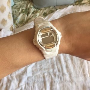 Baby G Shock White Watch